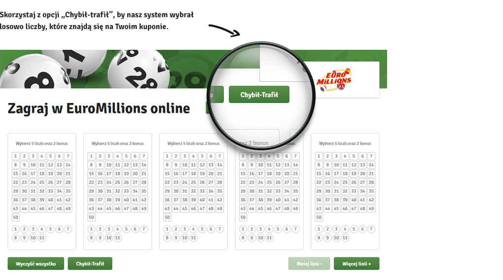 jak wybrać liczby lotto